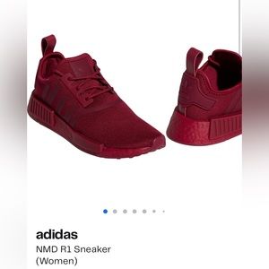 Adidas NMD R1 sneaker Burgundy size 8 Womens